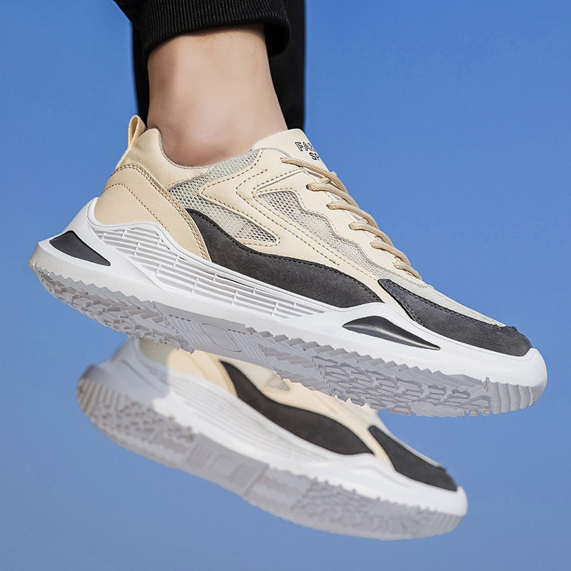 008-Beige es la elección perfecta para el senderismo y los ejercicios de interior. Está fabricado con forro de algodón, cuero sintético y piel sintética, lo que ofrece resistencia y comodidad al mismo tiempo. Sus materiales son muy respirables para mantener la frescura y la suela de EVA con talón reforzado amortigua el impacto al andar para mayor apoyo. ¡Disfruta de tu verano al aire libre sin preocupaciones!