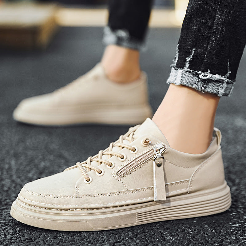 ¡Ponte las elegantes 015-Beige! Diseñado ergonómicamente con materiales innovadores, estos zapatos son únicos y cómodos para usar tanto en momentos casuales como formales. Suela invisible para aumentar la altura, suela antideslizante y suela de goma flexible garantizan comodidad duradera. Detalles como cordones y accesorios le dan estilo y buen parecer. Costura visible, aumenta altura.