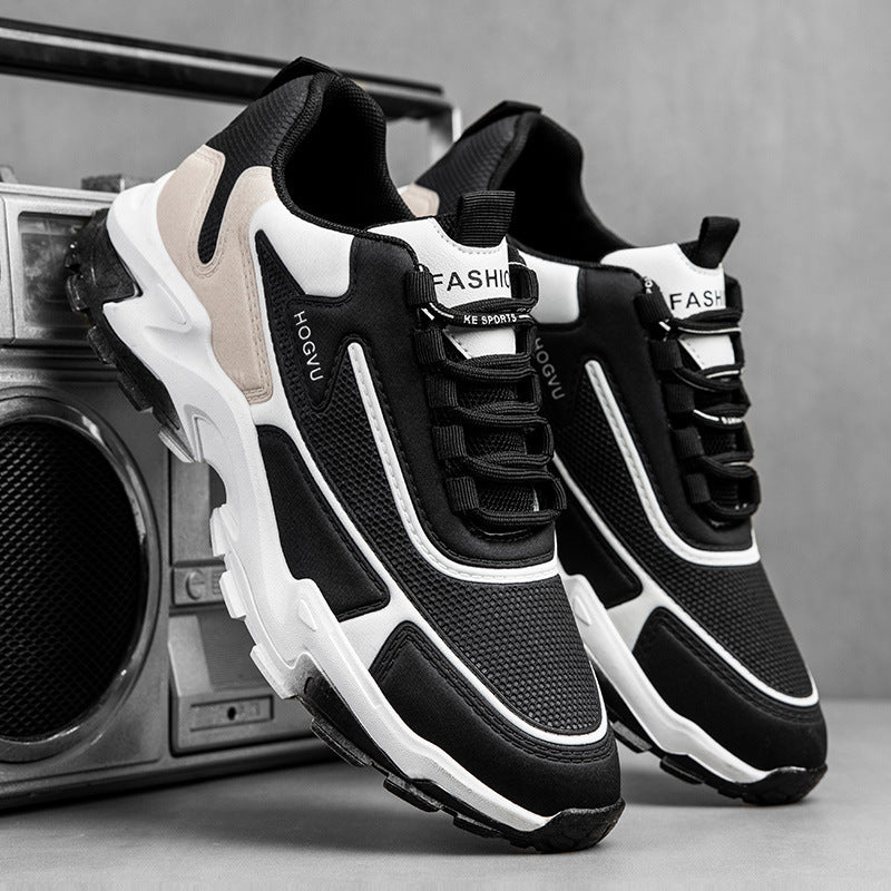 Los deportivos 197 Beige ofrecen una malla transpirable para una mejor comodidad al correr. Fabricados con cuero sintético y cordones elásticos, estos zapatos tienen la tendencia moderna y un forro interior de algodón para proteger tus pies. ¡Ideal para aquellos que aman el deporte!