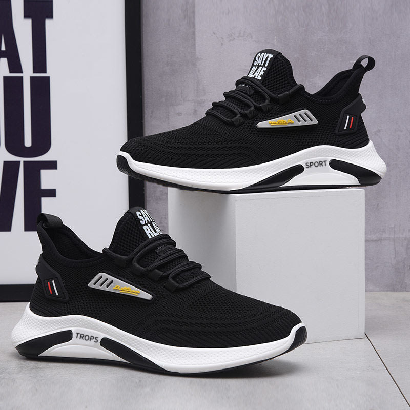 Disfruta la temporada con los zapatos casuales C-26-Negro. Hechos con un tejido de mosca transpirable, estos zapatos se adaptan perfectamente al pie. La suela de caucho y el estilo fino y elegante se unen para ofrecerte la comodidad que necesitas y una apariencia moderna para acompañar tus looks de verano.