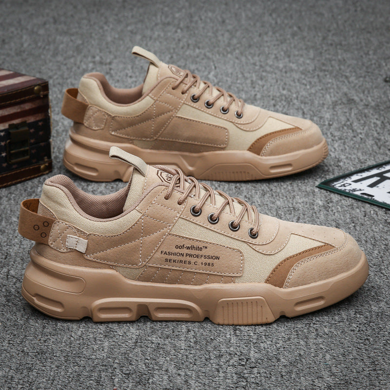 Los zapatos de tendencia 002-Beige están hechos de malla transpirable, lo que los hace ideales para el trabajo, el entretenimiento y la vida diaria. Nuestro diseño informal se combina con el look deportivo para mantener el estilo moderno. Con ligeras suelas, estos zapatos son cómodos para todo el día.