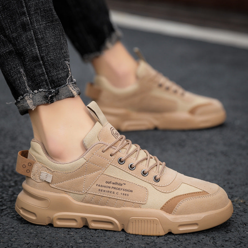 Los zapatos de tendencia 002-Beige están hechos de malla transpirable, lo que los hace ideales para el trabajo, el entretenimiento y la vida diaria. Nuestro diseño informal se combina con el look deportivo para mantener el estilo moderno. Con ligeras suelas, estos zapatos son cómodos para todo el día.