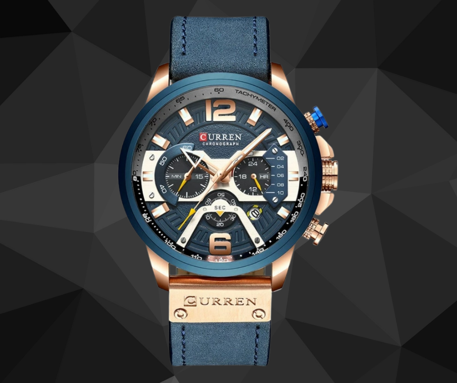 Este Reloj 8329-Azul es perfecto para uso diario o ejercicio al aire libre. Cuenta con funcionalidades como cronógrafo, resistencia al agua a 3 m y una correa hipoalergénica de lujo para mayor confort. Todas sus manecillas y subesferas son funcionales, hecho de acero inoxidable para mayor durabilidad. Una solución perfecta para combinar con un look casual.