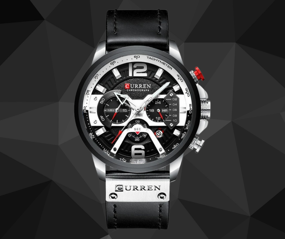 Este Reloj 8329- Negro es perfecto para uso diario o ejercicio al aire libre. Cuenta con funcionalidades como cronógrafo, resistencia al agua a 3 mts. Una correa hipoalergénica de lujo para mayor comodidad. Todas sus manecillas y subesferas son funcionales, hechas de acero inoxidable para mayor durabilidad. Una solución perfecta para combinar con un look casual.