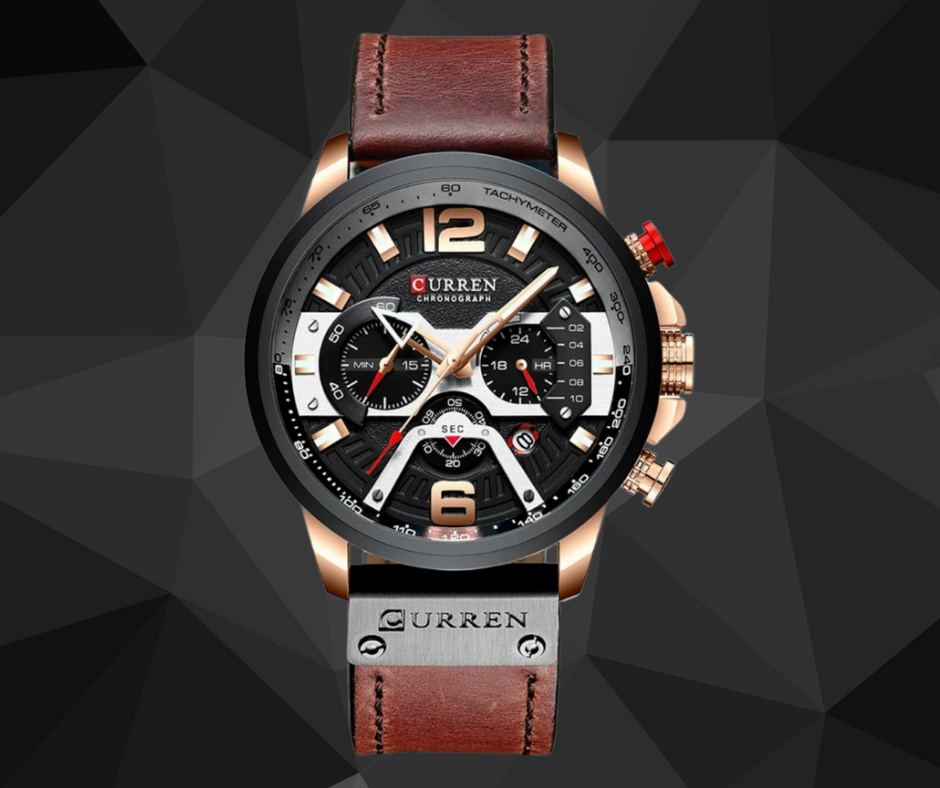 Este Reloj 8329-Cafe es perfecto para uso diario o ejercicio al aire libre. Cuenta con funcionalidades como cronógrafo, resistencia al agua a 3 m y una correa hipoalergénica de lujo para mayor confort. Todas sus manecillas y subesferas son funcionales, hecho de acero inoxidable para mayor durabilidad. Una solución perfecta para combinar con un look casual.