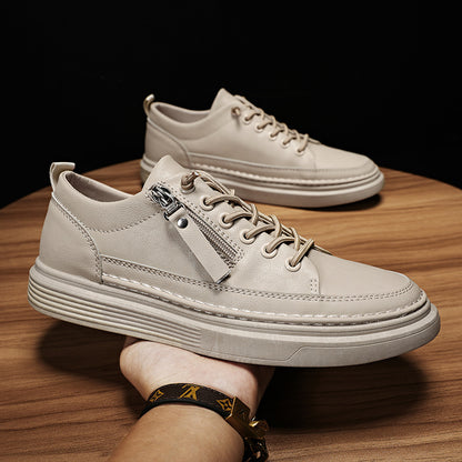 ¡Ponte las elegantes 015-Beige! Diseñado ergonómicamente con materiales innovadores, estos zapatos son únicos y cómodos para usar tanto en momentos casuales como formales. Suela invisible para aumentar la altura, suela antideslizante y suela de goma flexible garantizan comodidad duradera. Detalles como cordones y accesorios le dan estilo y buen parecer. Costura visible, aumenta altura. 
