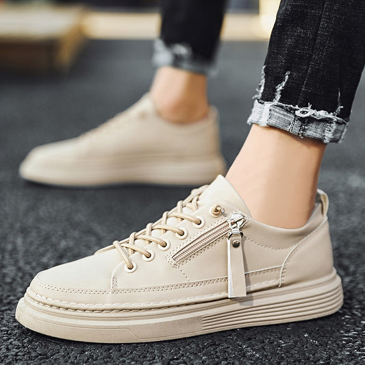 ¡Ponte las elegantes 015-Beige! Diseñado ergonómicamente con materiales innovadores, estos zapatos son únicos y cómodos para usar tanto en momentos casuales como formales. Suela invisible para aumentar la altura, suela antideslizante y suela de goma flexible garantizan comodidad duradera. Detalles como cordones y accesorios le dan estilo y buen parecer. Costura visible, aumenta altura. 