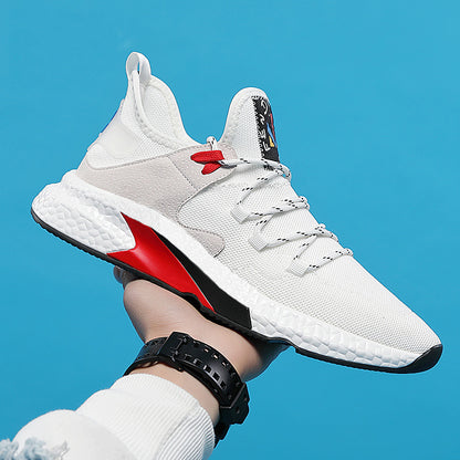 Las ZM-85 Blanco son unas zapatillas resistentes, cómodas, y con un diseño llamativo. Su malla transpirable, suela flexible y ajuste adecuado al pie, proveen un alto nivel de comodidad para uso diario y entrenamiento personal. Son una opción ideal para disfrutar de la libertad con comodidad.