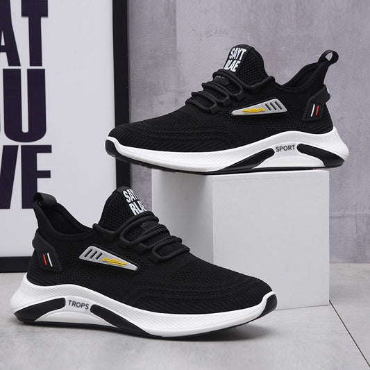 Disfruta la temporada con los zapatos casuales C-26-Negro. Hechos con un tejido de mosca transpirable, estos zapatos se adaptan perfectamente al pie. La suela de caucho y el estilo fino y elegante se unen para ofrecerte la comodidad que necesitas y una apariencia moderna para acompañar tus looks de verano.