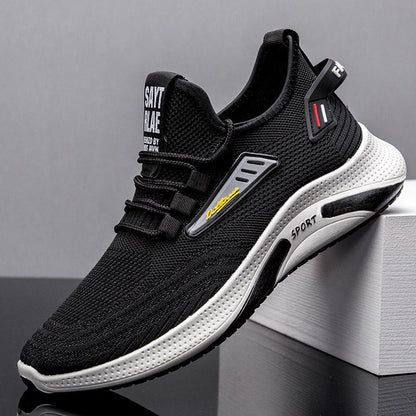 Disfruta la temporada con los zapatos casuales C-26-Negro. Hechos con un tejido de mosca transpirable, estos zapatos se adaptan perfectamente al pie. La suela de caucho y el estilo fino y elegante se unen para ofrecerte la comodidad que necesitas y una apariencia moderna para acompañar tus looks de verano.