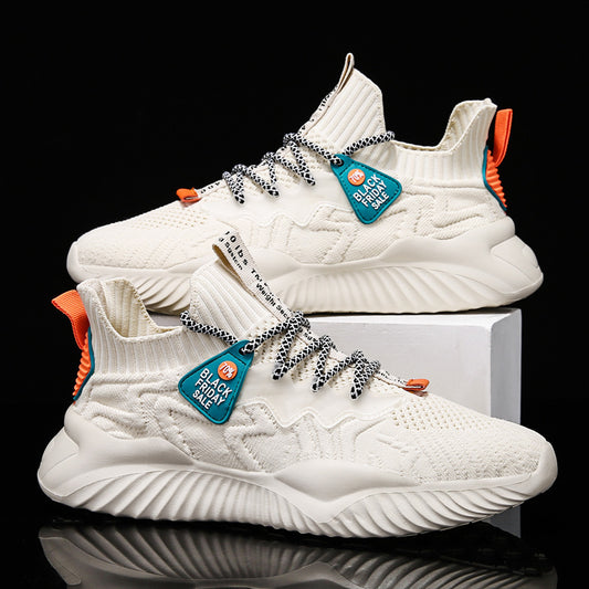 Los zapatos 903-Beige tienen suela de Eva, cordones elásticos y transpirables, una malla de aire para los pies frescos y un tratamiento antiolores. Estos zapatos también ofrecen un aumento de la altura, absorben el sudor y absorben los golpes. Son ligeros y resistentes al desgaste, ideales para correr, trotar o caminar con comodidad y estilo encantador.