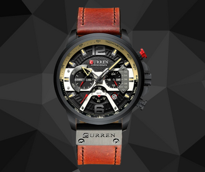 Este Reloj 8329-Corinto es perfecto para uso diario o ejercicio al aire libre. Cuenta con funcionalidades como cronógrafo, resistencia al agua a 3 m y una correa hipoalergénica de lujo para mayor confort. Todas sus manecillas y subesferas son funcionales, hecho de acero inoxidable para  mayor durabilidad. Una solución perfecta para combinar con un look casual.
