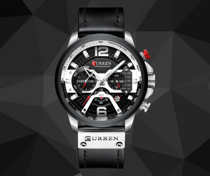 Este Reloj 8329- Negro  es perfecto para uso diario o ejercicio al aire libre. Cuenta con funcionalidades como cronógrafo, resistencia al agua a 3 mts. Una correa hipoalergénica de lujo para mayor comodidad. Todas sus manecillas y subesferas son funcionales, hechas de acero inoxidable para mayor durabilidad. Una solución perfecta para combinar con un look casual. 